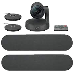 Logitech Rally Plus ConferenceCam System for Large Meeting Rooms - Black