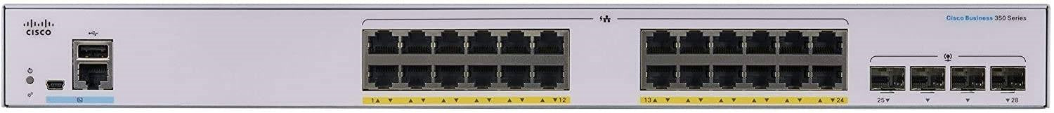 Cisco Business CBS350-24P-4G 24Port Giga POE Managed Switch