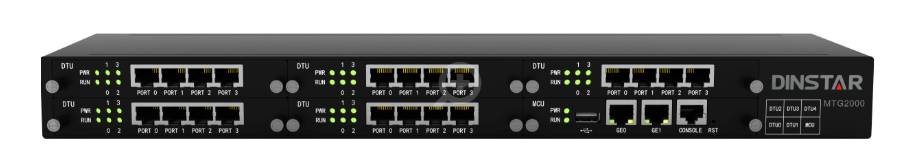 Dinstar MTG2000-4E1/T1 4 Port Digital VoIP PRI SIP Gateway
