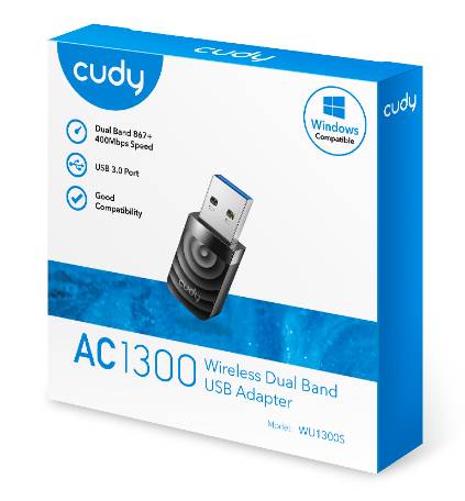 Cudy WU1300S AC1300 WI-FI USB 3.0 Adapter