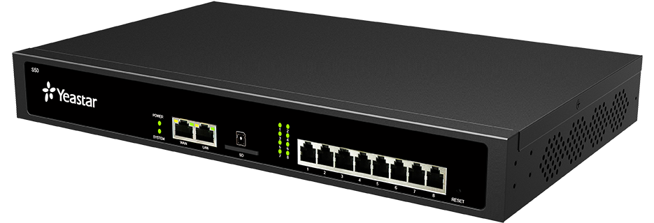 Yeastar S50 VOIP IP PBX with 2 FXO Ports (Analog Lines) for Small Business
